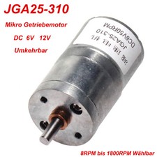 Mikro Getriebemotor DC6V 12V