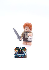 LEGO Minifigur Herr der Ringe Samweis Gamdschie + Zubehör aus 10333 lor132 NEU