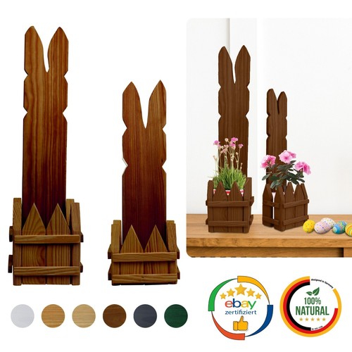 Osterhase holz dekofigur - osterhase,