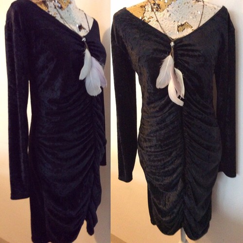 Kleid samt damen bodycon - kleid,