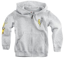 Pokemon Kapuzenjacke Unisex Kids - Pikachu - Pokemon Trainer grau meliert