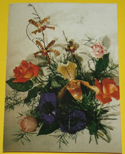 AK. Blumenstrauss, Blumenvase