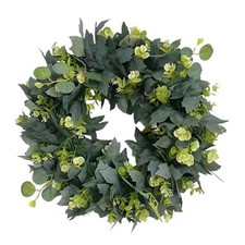 Künstlicher eukalyptus kranz - eukalyptus,
