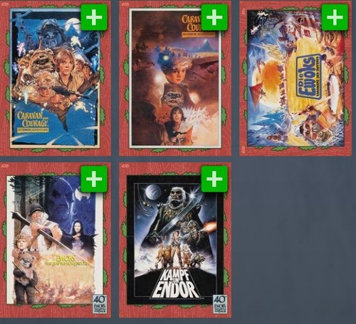 Topps star wars ewoks - star, 26