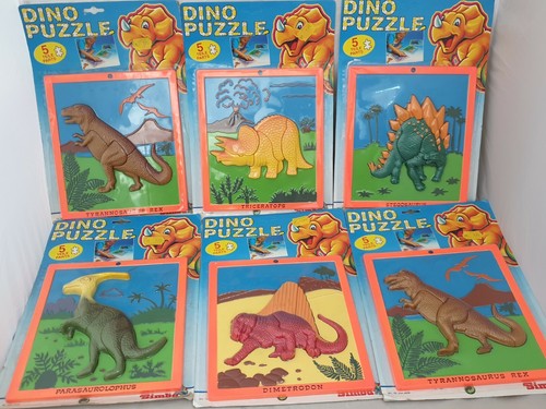 Vintage dino puzzle von - "dino,