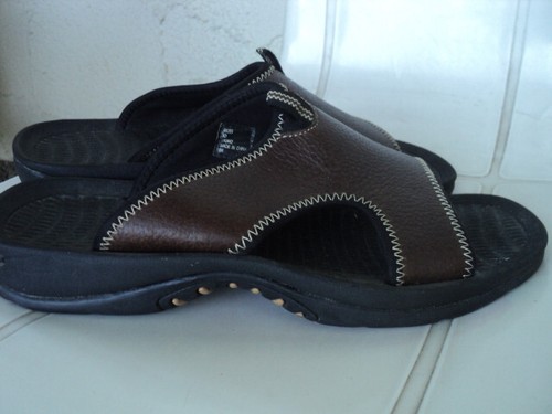 Lands end leder - , slipper