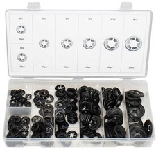 Sicherungsscheiben Sicherungsring Schnellspanner Sortiment Größen M3-M12 250-tlg