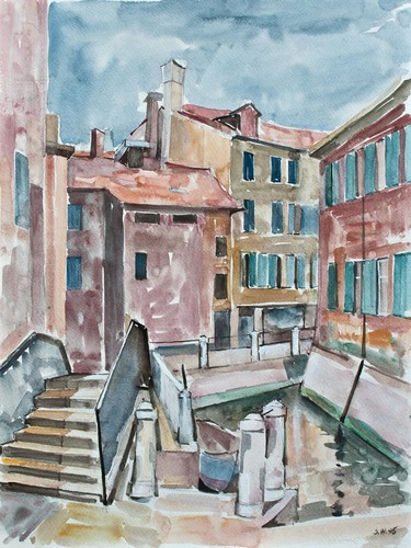Stadtansicht kanal venedig - stadtansicht,