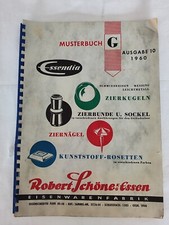 Essendia Musterbuch G Ausgabe 10 1960 Schmiedeeisen Messing Leichtmetall