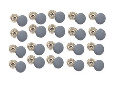 Drucknöpfe Grau Gardinen Innenverkleidung VW Bus T2 T3 Westfalia 20er Satz