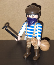 Playmobil Räuber Einbrecher Bandit 70565 Serie 19 Dieb Wohnhaus Bank City rar