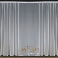 Hochwertige Gardine Fertiggardinen Voile Store Vorhang nach Maß COSENZA II