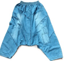 La Bass 100% Baumwolle Haremshose Muck Pumphose Tiefschritt Jeans bis ca. gr. 54