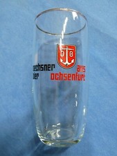 kleines Bierglas Glas Öchsner Brauerei Ochsenfurt Sammler alt 0,2 l