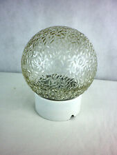 Flurlampe Stalllampe Bodenlampe DDR rund Keramiksockel 15 cm W1637