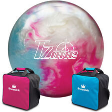 Bowlingset Bowling Ball Brunswick TZone Frozen Bliss und Bowlingtasche TZone