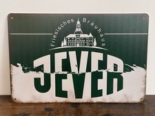 JEVER BIER Blechschild 20x30cm Pils Werbeschild Retro Vintage Bar Deko Theke.