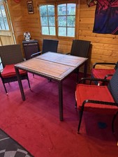 Garten Sitzgruppe wie  Neu Kunststoff