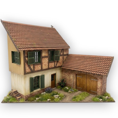 Bauernhaus mit scheune - ,