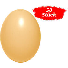 Plastikeier, Kunststoffeier, Ostereier, gold 60 mm, 50 Stück, Ostern