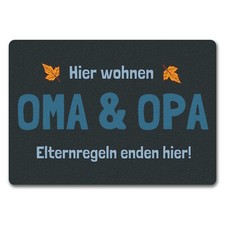 Fußmatte Hier wohnen Oma &