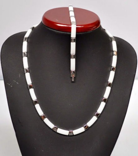 Collier halskette edelstahl - collier,