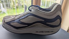 Ryn Troy Navy/Grey Schnürschuh, Rundsohle für aufrechten Gang RYN Walking Schuh 