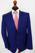 Digel Cerruti Sakko Gr.24 Schurwolle Royal Blau Black Label NEU ohne Etikett