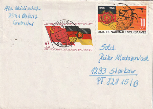 Ddr nva post pionier reg - ddr, nva-post