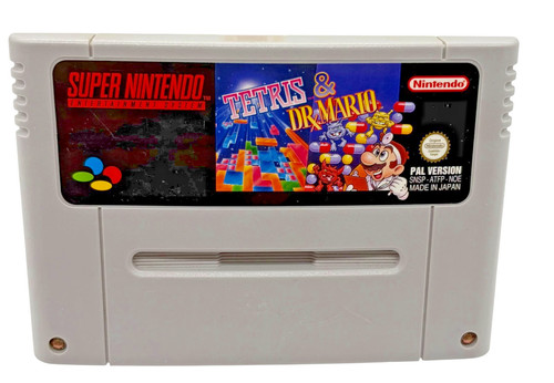 Nintendo snes tetris dr - -,