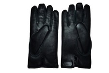 Dunhill schwarze Handschuhe