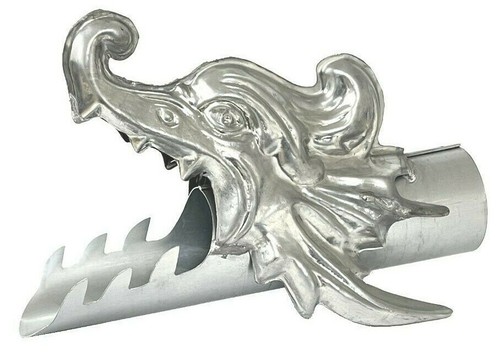 Drachenkopf wasserspeier zink - drachenkopf,