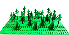 Lego® 10 Bäume Tanne - 5 x Baum + 5 x Tanne - Wald