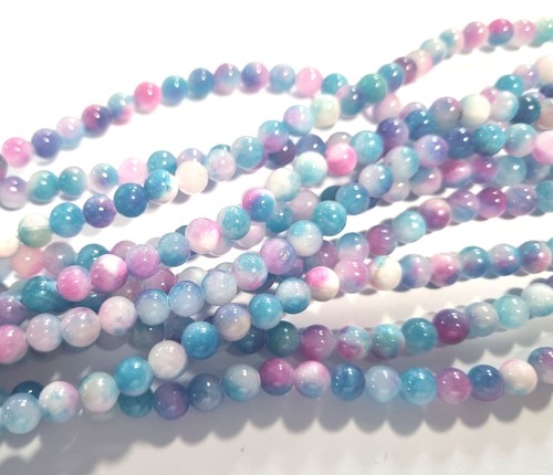 Jade 6mm blau - , 1