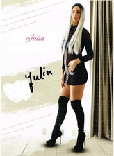 Signierte Autogrammkarte Sexy Julia 21 Sexyjulia21 10 x 15 cm