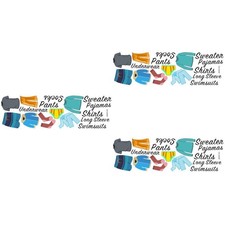 3 stücke PVC Selbstklebende