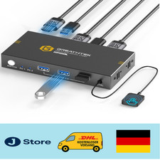 8K HDMI KVM Switch 2 PC 1