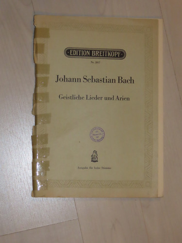 Klaviernoten edition breitkopf - edition,