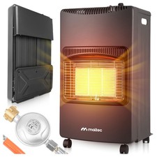 Gasheizer 4200W MalTec klappbar mobil für 13kg Flasche Keramik-Heizofen Werkstat
