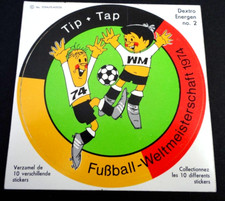 Werbe-Aufkleber Tip + Tap