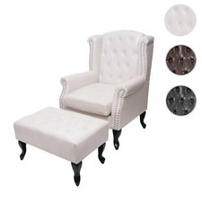 Sessel Relaxsessel Clubsessel Ohrensessel Ottomane Chesterfield Kunstleder