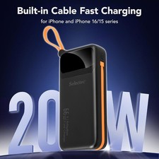 Power Bank 50000mAh USB C Schnellladegerät Externer Batterie Ladegerät Handy