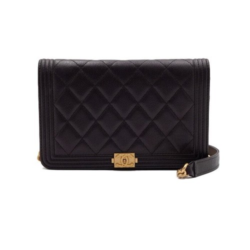 Chanel dunkelviolette caviar - chanel,