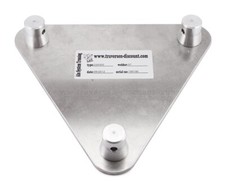 Decotruss Traverse T220-3 Bodenplatte male, 3 Punkt Alu System Trussing