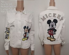 Mickey Mouse Denim Jeansjacke Größe 40