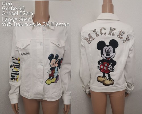 Mickey mouse denim jeansjacke - mickey,