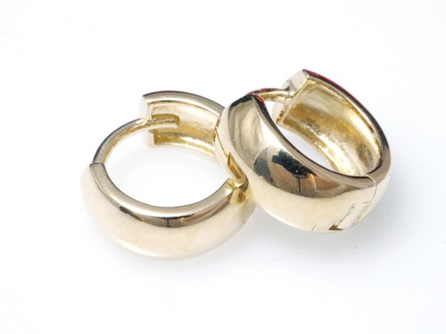 333 gold creolen - , mini