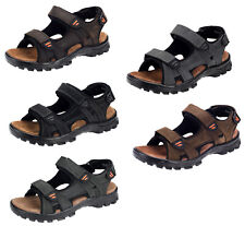 Herren Sandale Outdoorsandalen Leder Trekkingsandalen Sommer Freizeitschuhe 6480