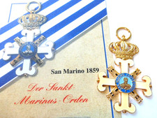 Sankt Marinus Orden, San Marino 1859, Nachlass, Dachbodenfund Speicherfund, Erbe