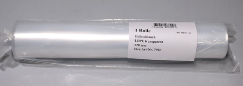 Halbschlauch ldpe transparent - halbschlauch,